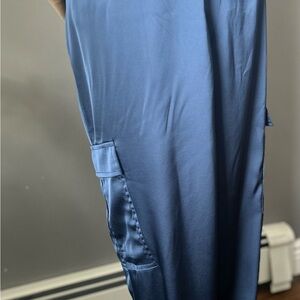 Calvin Klein Satin Blue Joggers